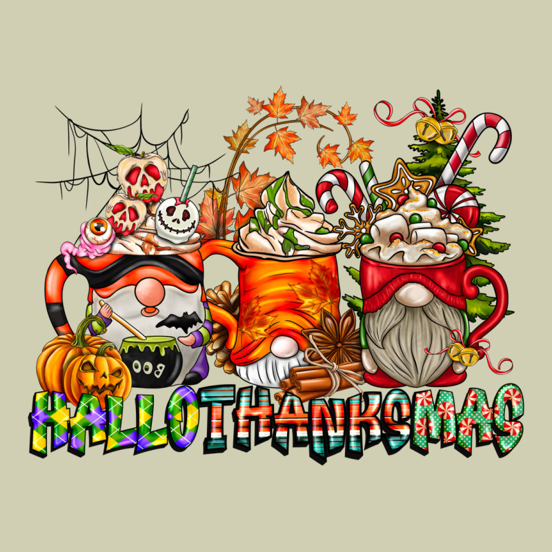 Hallothanksmas Gnome Coffee Cups Heavy Core Tee by CowhideDigitalArt | Teevron