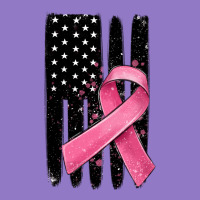 Breast Cancer Ribbon American Flag Urban Hoodie | Teevron