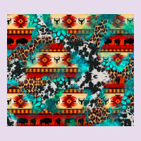 Aztec Leopard Cowhide Turquoise Premium Hoodie | Teevron