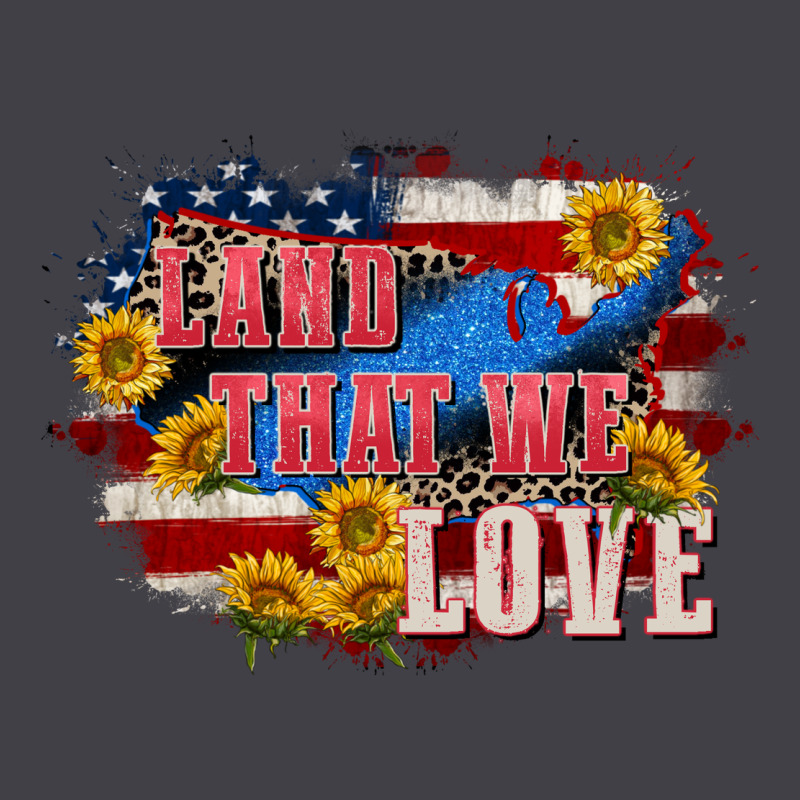 Land That We Love 4th Of July Heavyweight Hoodie by CowGirlArtShop | Teevron