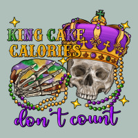 King Cake Calories Don't Count Skull Heavyweight Hoodie | Teevron