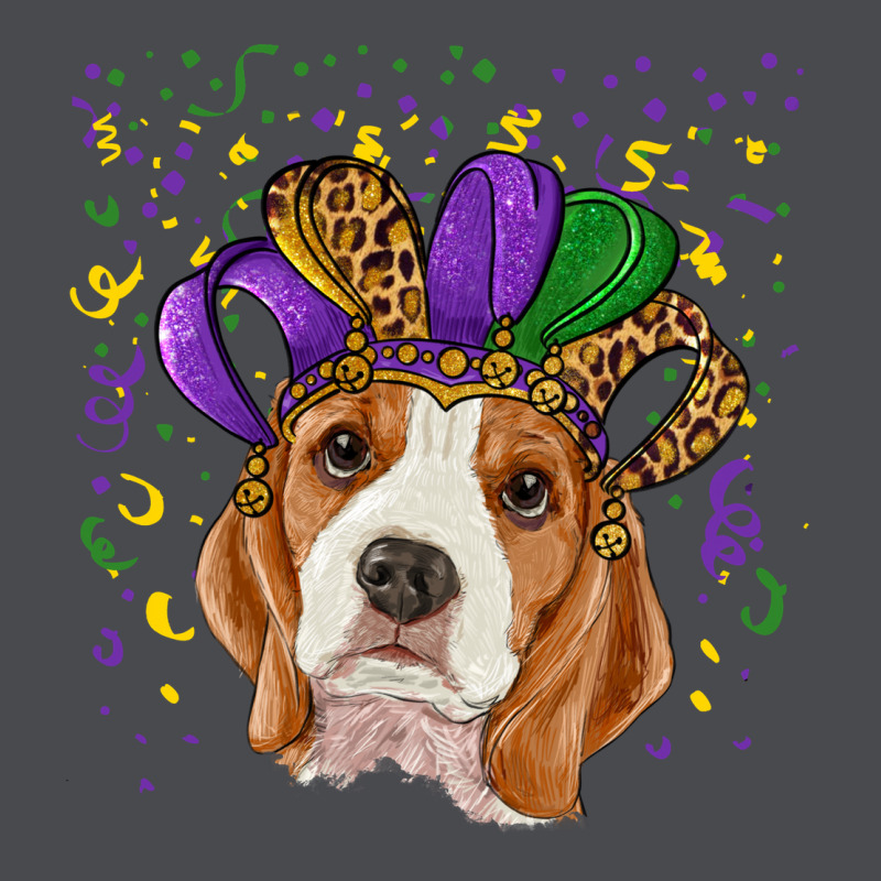 Mardi Gras Beagle Zipper Hoodie by RanaPortraitStore | Teevron