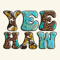Western Sunflowers Turquoise Leopard Yee Haw Premium Hoodie | Teevron