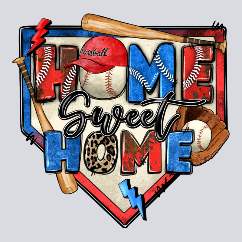 Home Sweet Home Baseball Zipper Hoodie by Zillion Design Studio | Teevron