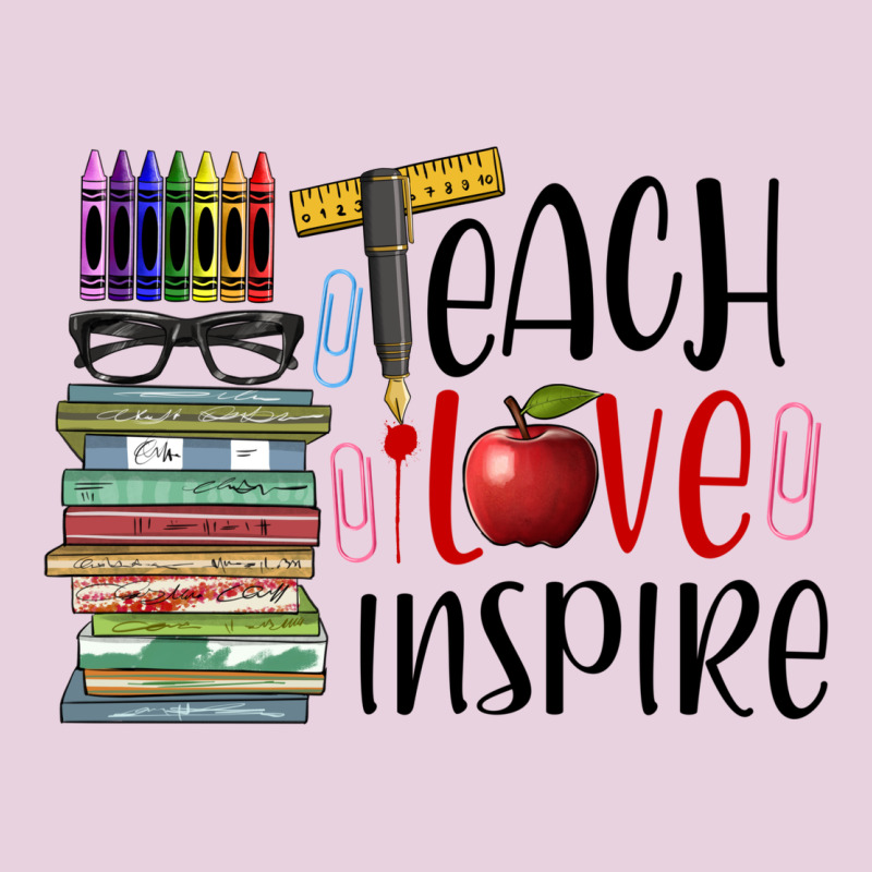 Teach Love Inspire Ladies Tee by BarkalooDesign | Teevron