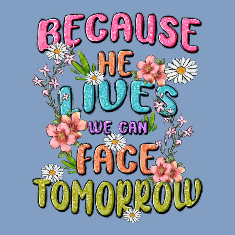Because He Lives Face Tomorrow Urban Hoodie by MaliasSmallBusiness | Teevron
