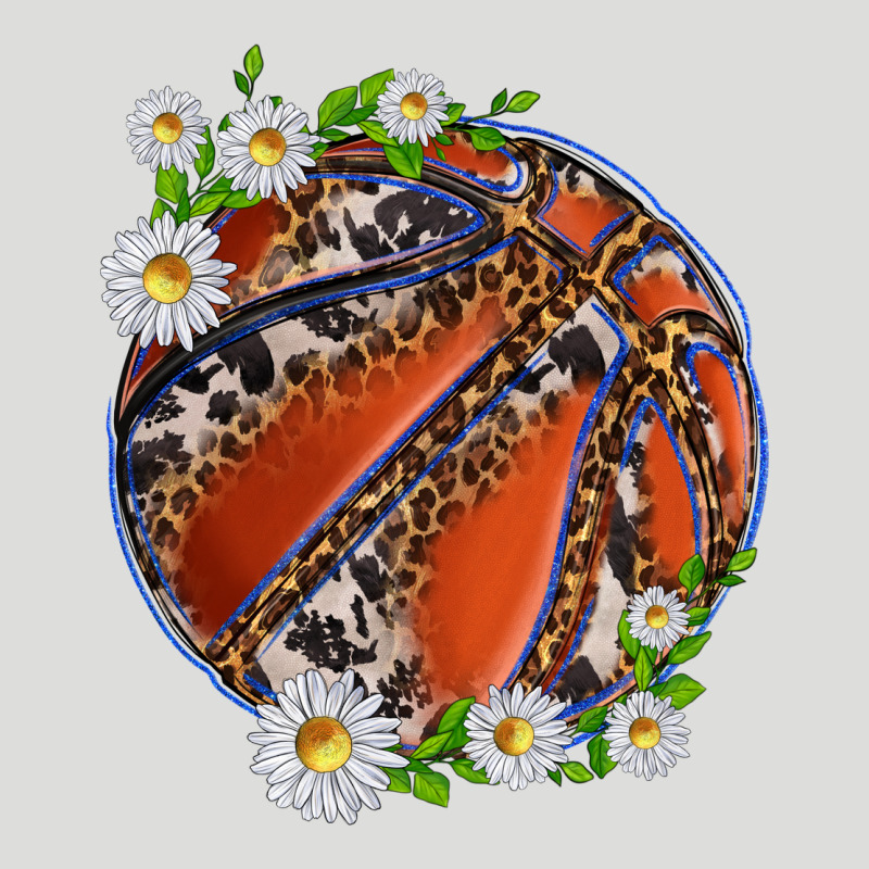 Basketball With Patterns And Daisies Zipper Hoodie by texasbilliewilder | Teevron