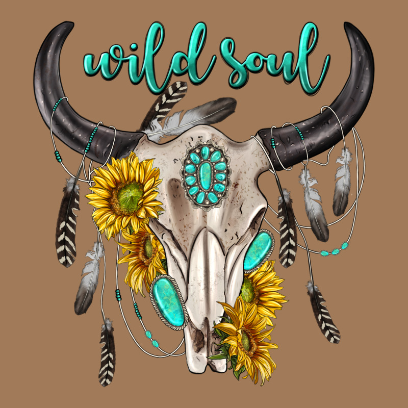 Wild Soul Boho Bull Skull Classic Tee by texasbilliewilder | Teevron