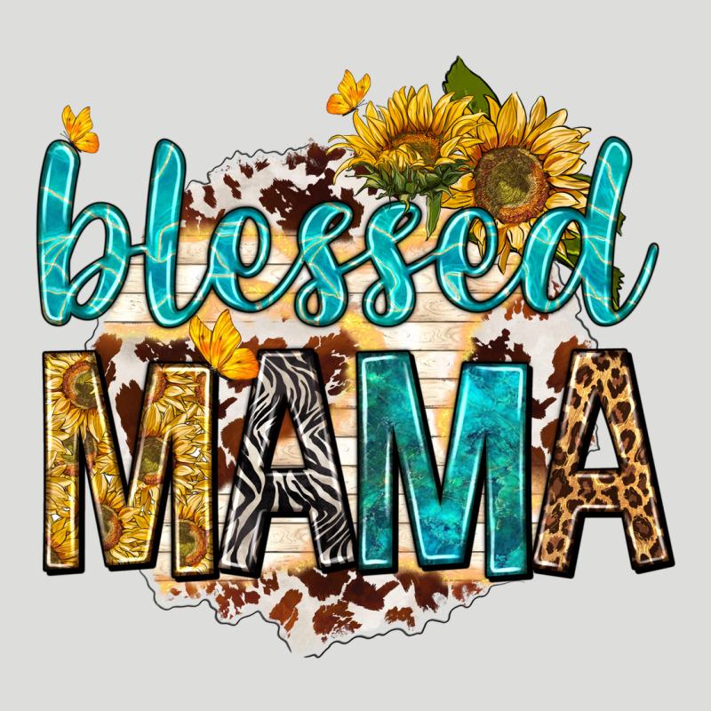 Blessed Mama With Sunflowers Zipper Hoodie by texasbilliewilder | Teevron