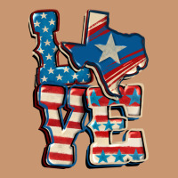Love Texas  4th Of July Heavyweight Hoodie | Teevron