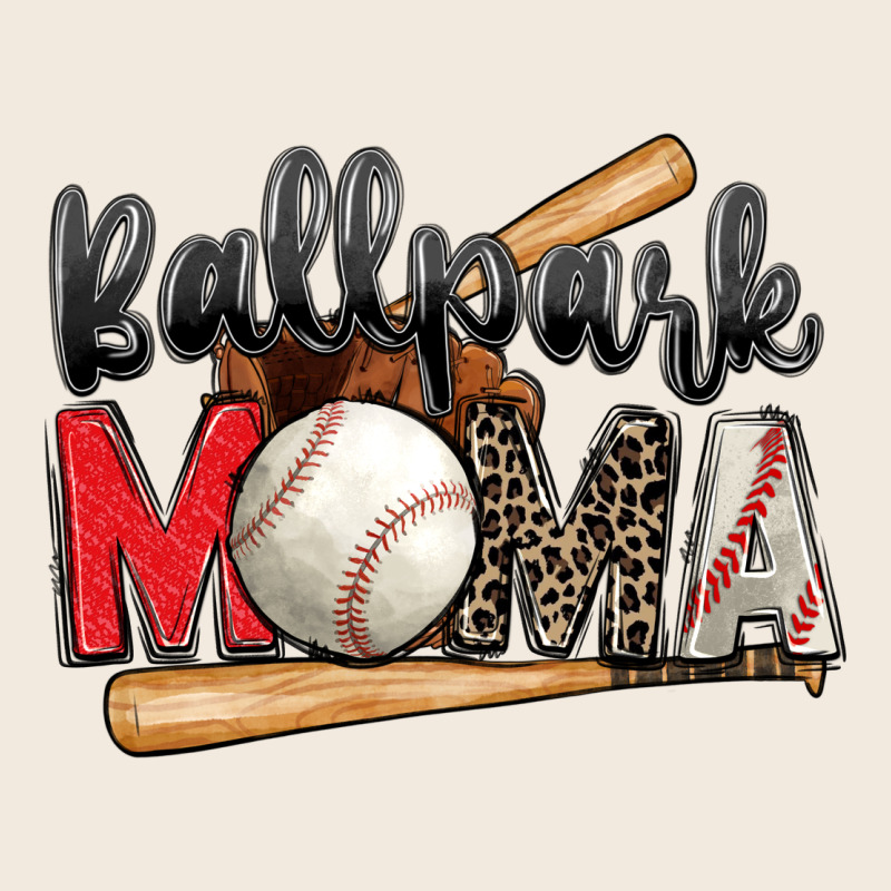 Ballpark Mama Baseball Zipper Hoodie by Zillion Design Studio | Teevron