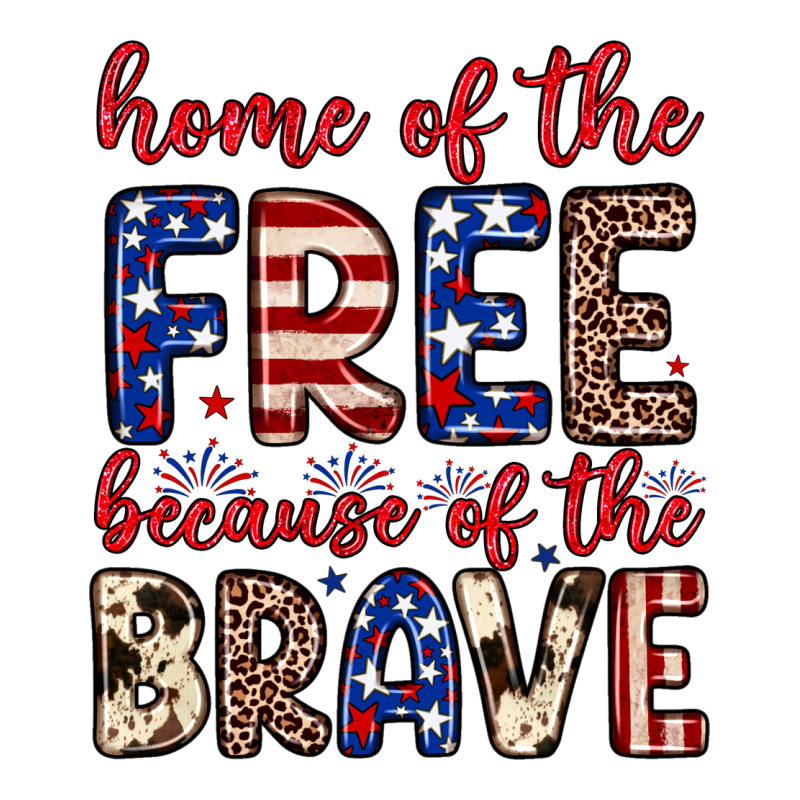 Home Of The Free Because Of The Brave Heavyweight Hoodie by Neo Western | Teevron