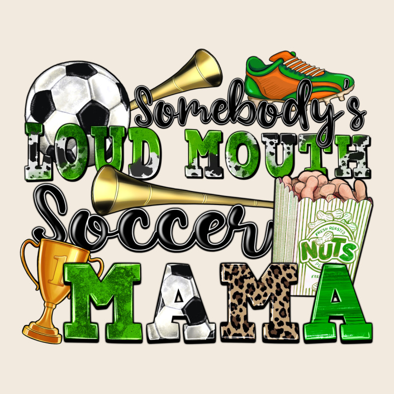 Somebody's Loud Mouth Soccer Mama Zipper Hoodie by Zillion Design Studio | Teevron