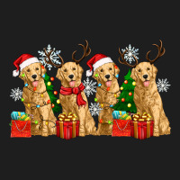 Golden Dogs With Christmas Classic Tee | Teevron