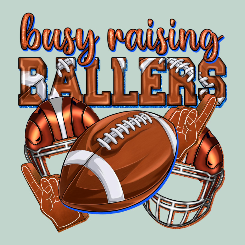 Busy Raising Ballers Football Zipper Hoodie by texasbilliewilder | Teevron