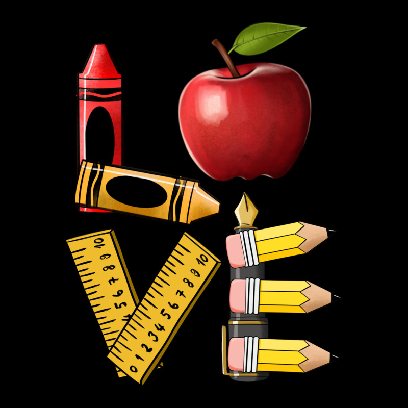 Love Teacher Ladies Tee by BarkalooDesign | Teevron