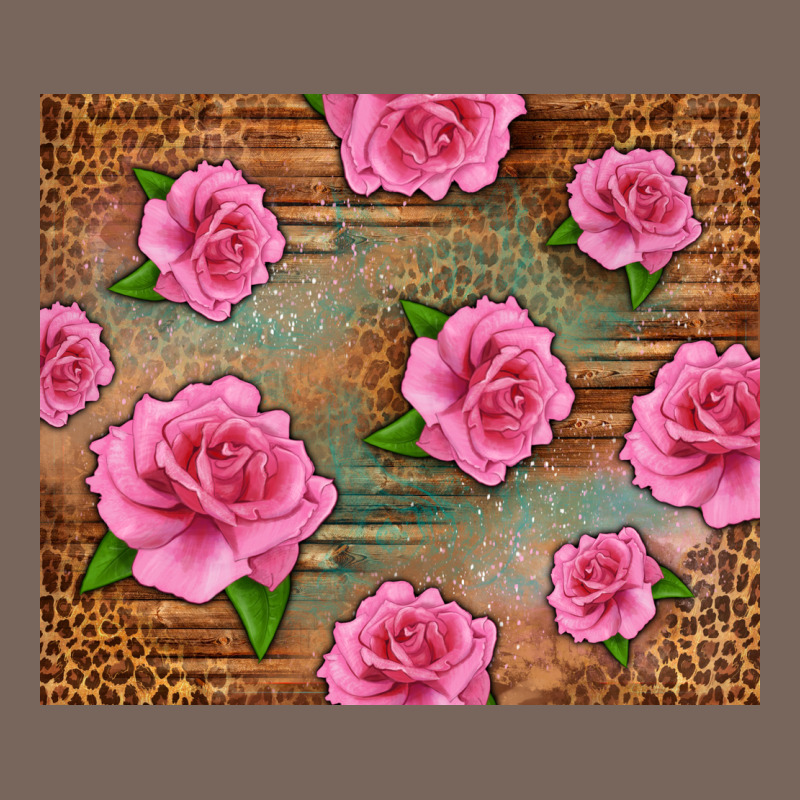 Western Pink Roses Premium Hoodie by LillyAllenDesigns | Teevron