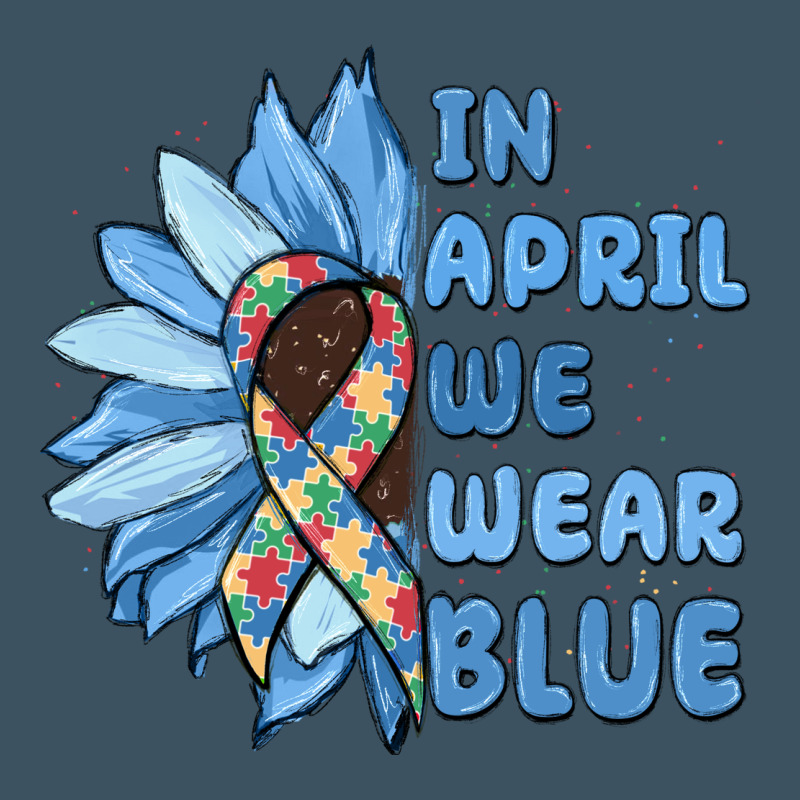 In April We Wear Blue Urban Hoodie by MaliasSmallBusiness | Teevron