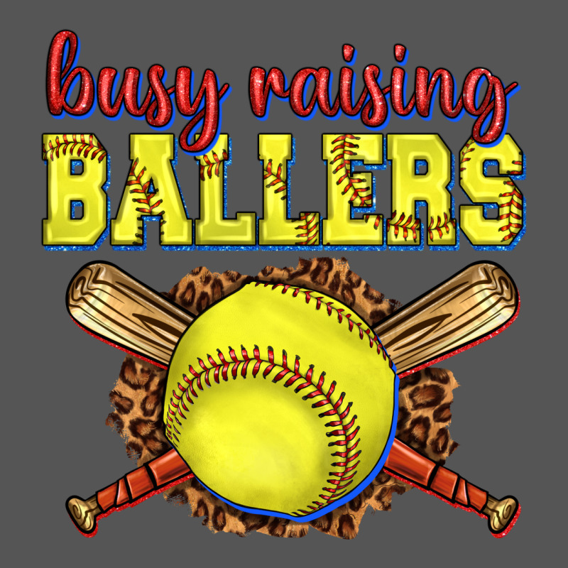 Busy Raising Ballers Softball Zipper Hoodie by texasbilliewilder | Teevron