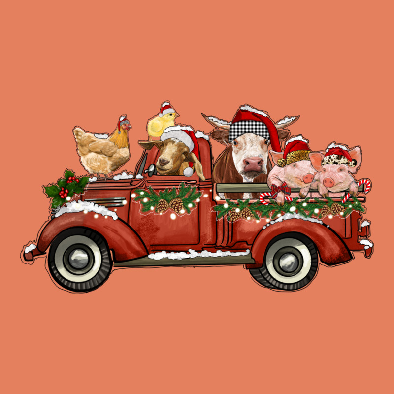 Christmas Truck With Farm Animals Classic Tee by RanaPortraitStore | Teevron
