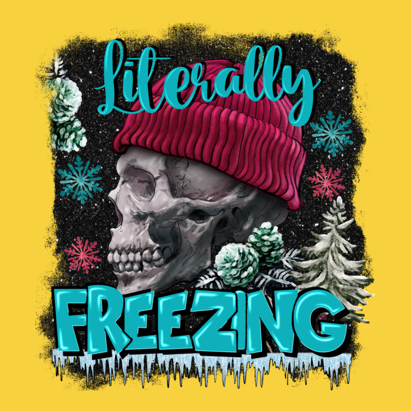 Literally Freezing Skull Premium Sweatshirt by FaDigitalArtStudio | Teevron