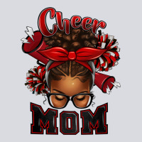 Cheer Mom Afro Messy Bun Zipper Hoodie | Teevron
