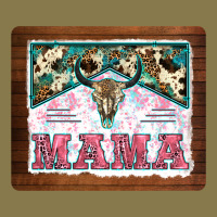 Western Bull Skull Mama Mousepad Premium Hoodie | Teevron