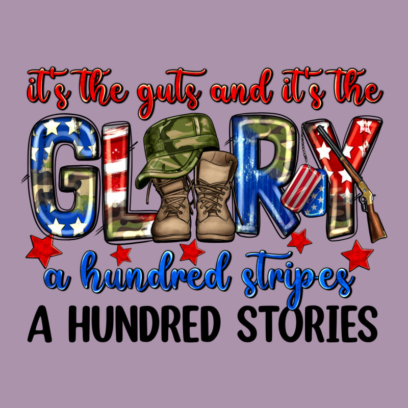 It's The Guts And It's The Glory A Hundred Stripes Heavyweight Hoodie by Neo Western | Teevron
