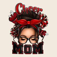Cheer Mom Messy Bun Zipper Hoodie | Teevron