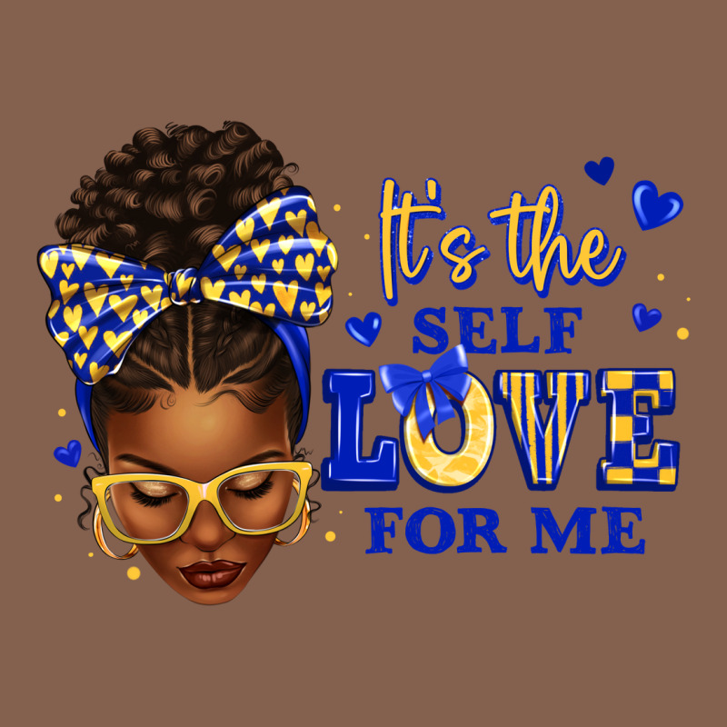 Sorority Colors Blue And Gold It's The Self Love F Zipper Hoodie by texasbilliewilder | Teevron