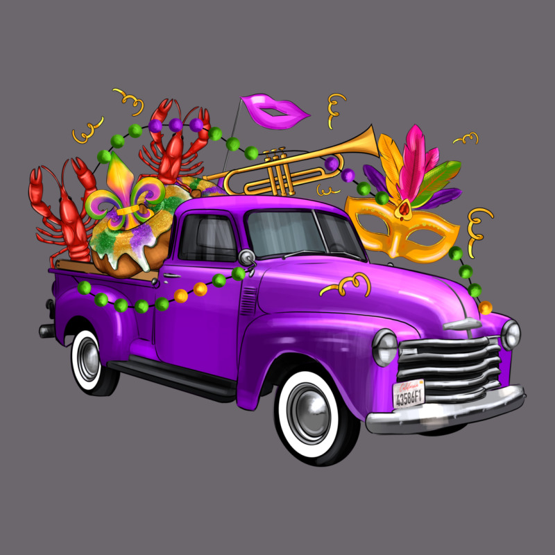 Mardi Gras Truck King's Cake Premium Sweatshirt by FaDigitalArtStudio | Teevron