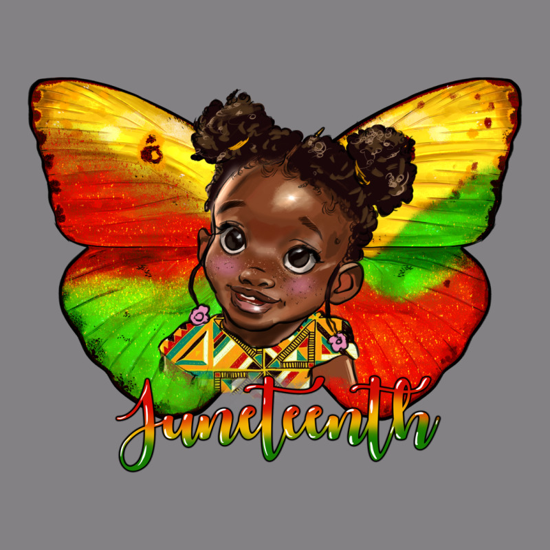 Juneteenth Butterfly Black Girl Heavyweight Hoodie by HRA Design Shop | Teevron