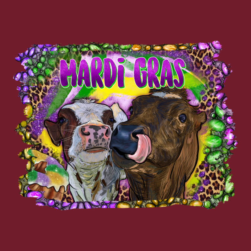 Mardi Gras Heifers Zipper Hoodie by RanaPortraitStore | Teevron