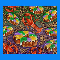 Mardi Gras King Cake And Crawfish Zipper Hoodie | Teevron