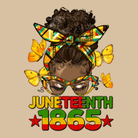 Juneteenth 1865 Afro Bun Heavyweight Hoodie | Teevron
