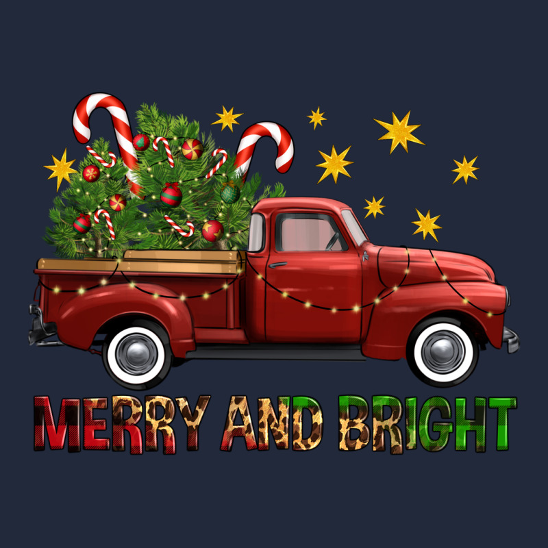 Merry And Bright Christmas Trees Truck Premium Sweatshirt by FaDigitalArtStudio | Teevron