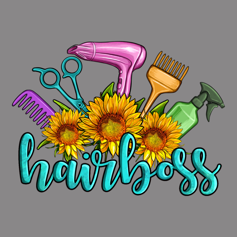 Hairboss Western Sunflowers Hairdresser Vintage Tee by Artiststas | Teevron