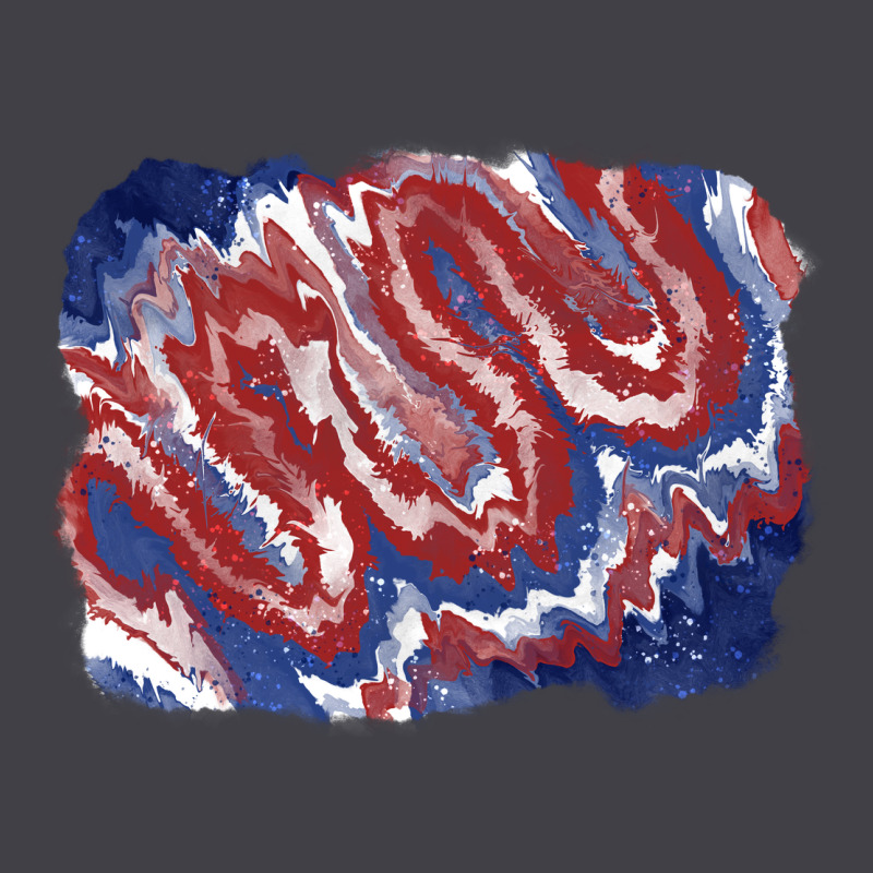 Patriotic Tie Dye Background Heavyweight Hoodie by CowGirlArtShop | Teevron