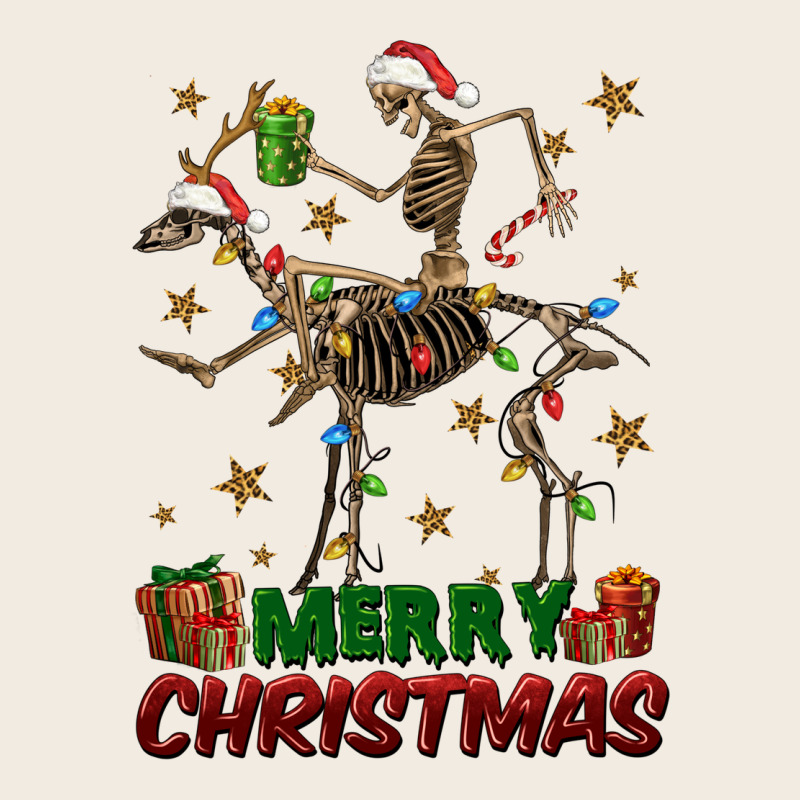 Merry Christmas Deer Skeleton Premium Sweatshirt by FaDigitalArtStudio | Teevron