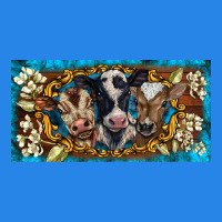 Western Cow Turquoise’s White Flowers License Plate Template Premium Hoodie | Teevron