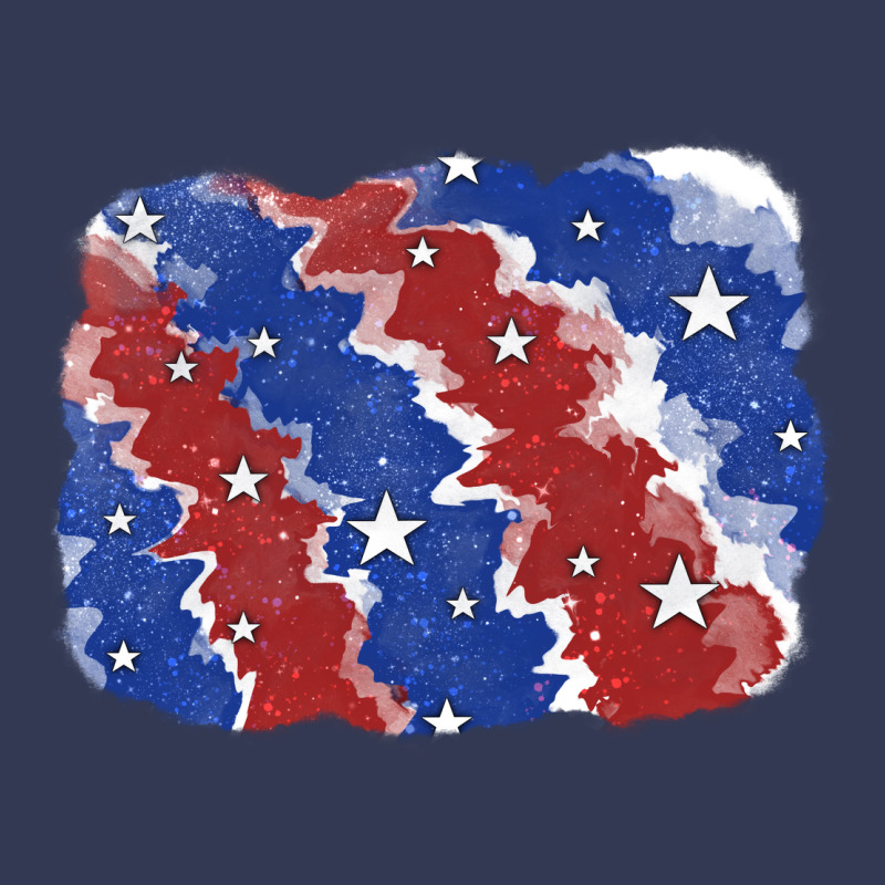 Patriotic Tie Dye Background Heavyweight Hoodie by CowGirlArtShop | Teevron