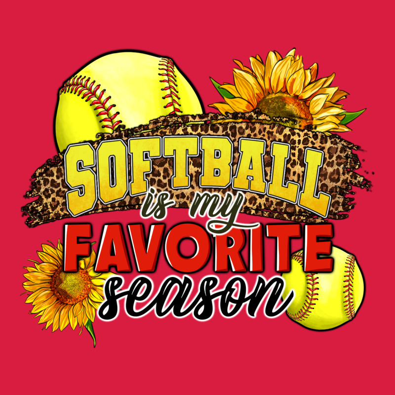 Softball Is My Favorite Season Premium Hoodie by LillyAllenDesigns | Teevron