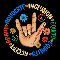 Advocate Inclusion Equity Equality Accept Adapt Urban Hoodie | Teevron