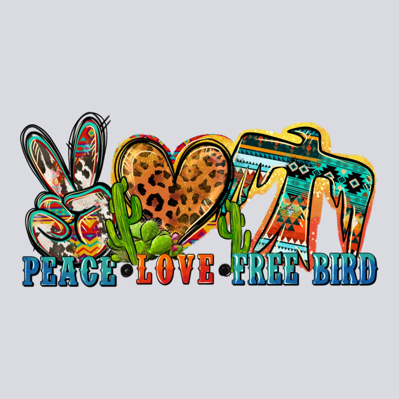 Peace Love Free Bird Zipper Hoodie by Zillion Design Studio | Teevron