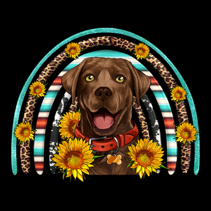 Chocolate Labrador Rainbow Urban Heavy Tee by Artiststas | Teevron