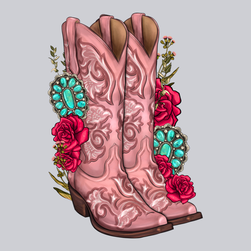 Floral Cowgirl Boots Classic Tee by texasbilliewilder | Teevron