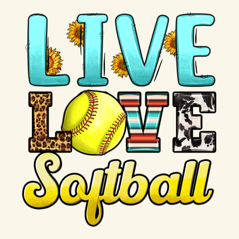 Live Love Softball Premium Hoodie by LillyAllenDesigns | Teevron