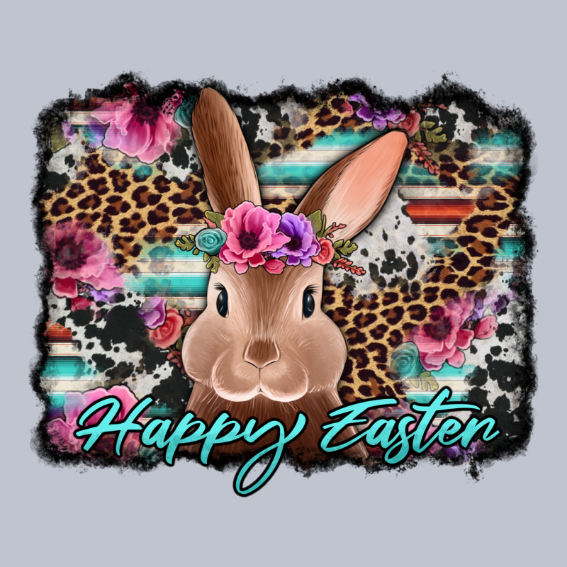 Happy Easter Bunny Western Background Premium Hoodie by Jasminsmagicworld | Teevron