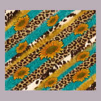 Leopard Cowhide  Leather Sunflowers Vintage Tee | Teevron