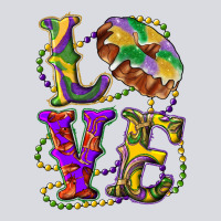 Mardi Gras Love With King Cake Zipper Hoodie | Teevron